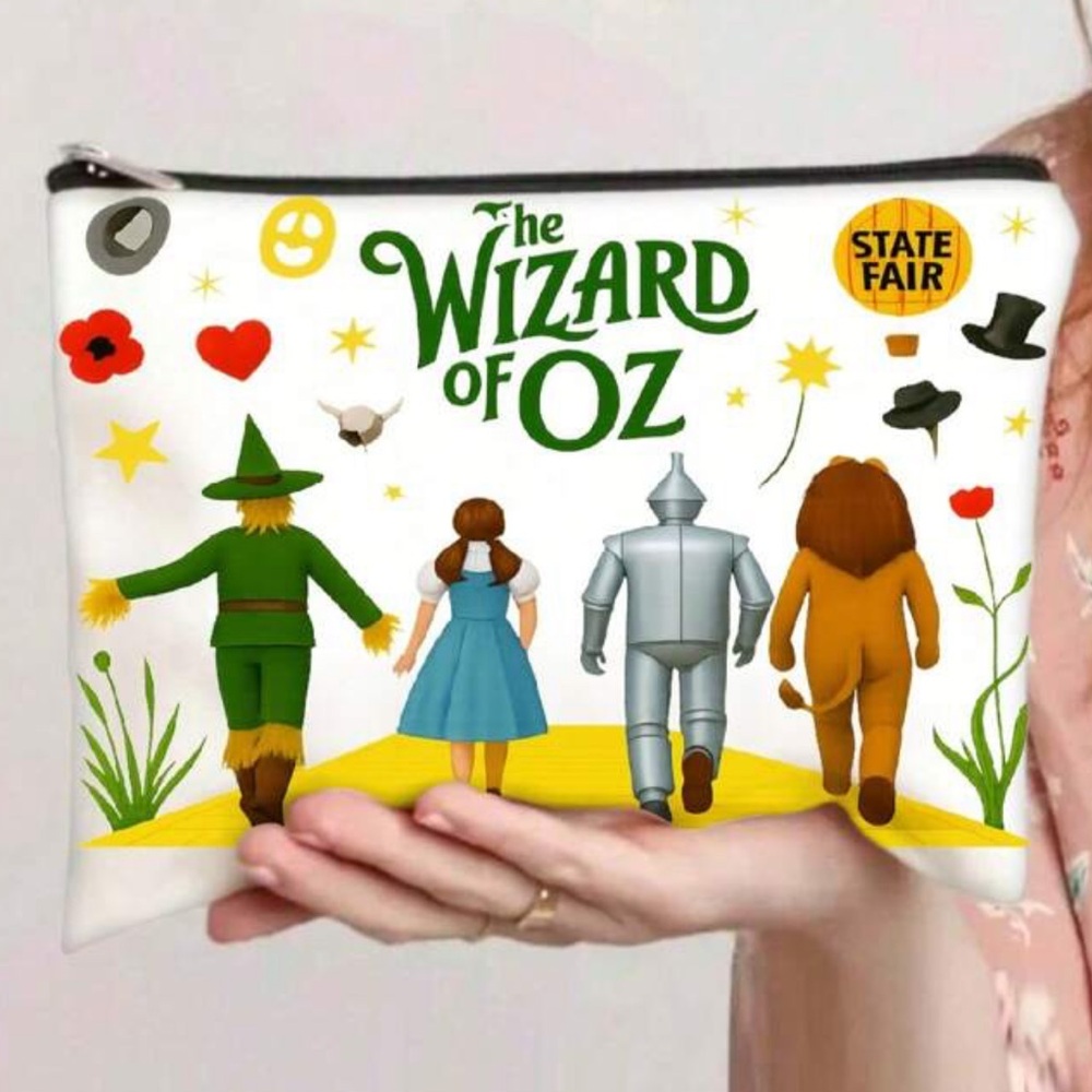 🌪️🦁🐯🐻 THE “WIZARD OF OZ” THEMED POUCH BAG FOR MAKEUP, PENCILS, ANYTHING❗️